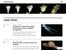 Tablet Screenshot of jellybiologist.com